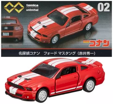 TAKARA TOMY Tomica Premium безлимитный 02 Детектив Конан Ford Mustang (Шуичи Акай)