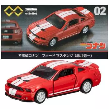 TAKARA TOMY Tomica Premium безлимитный 02 Детектив Конан Ford Mustang (Шуичи Акай)