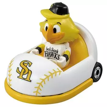Takara Tomy Tomica Professional Baseball Tomica Fukuoka Softbank Hawks Mascot Car Mini Car Toy Ages 3+