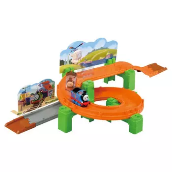 TAKARA TOMY Tomica Thomas Thomas the Tank Engine Kuru Kuru Mountain Set Миниатюрная машинка Машинка Самолет Игрушка Возраст от 3 лет и старше Соответствует стандартам безопасности игрушек ST Mark C