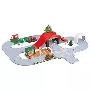 TAKARA TOMY Tomica Town Christmas DX Set олень автобус мини-машина игрушечная машинка унисекс от 3 лет в коробке игрушка прошла стандарт безопасности ST отметка