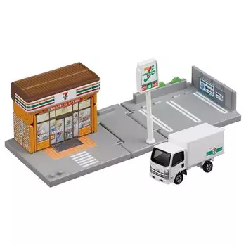 TAKARA TOMY Tomica Town Мини-машинка игрушечная для детей от 3 лет и старше Стандарт безопасности игрушки прошел сертификацию ST mark TOMICA Tomica 7-Eleven (с Томикой)