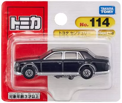 Takara Tomy Tomica Toyota Century Mini Car Toy Ages No.114 (Блистерная упаковка) 3+