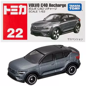 TAKARA TOMY Tomica Volvo C40 Recharge Mini Car Toy Ages No.22 (коробка) 3+
