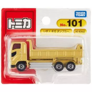 TAKARA TOMY Томика № 101 Isuzu Giga Самосвал (Блистерная упаковка) Игрушечная мини-машинка для детей от 3 лет, блистерная упаковка, соответствует стандартам безопасности игрушек ST Mark Certi