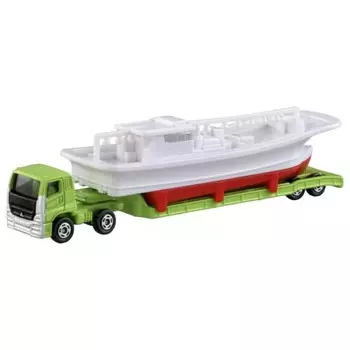 TAKARA TOMY ``Томика Длинный Тип Томика Нет. 150 Mitsubishi Fuso Super Great Fishing Boat Transport Vehicle Миниатюрная игрушечная машинка для детей от 3 лет в коробке, игрушка, безопасная