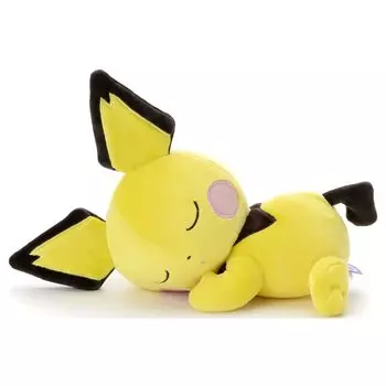 TAKARATOMY ARTS Pokemon Sleep Friend Мягкая игрушка S Pichu Ширина приблизительно. 26см