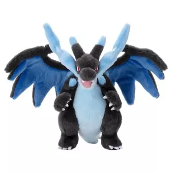 TAKARATOMY ARTS Покемон Я выбрал тебя! Pokemon Get Plush Toy Mega Charizard X Plush Toy Ширина примерно. 35см