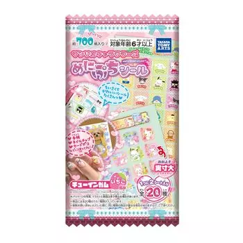 TAKARATOMY ARTS Sanrio Персонажи Мени Пучи Наклейки 20 штук Candy ToyGum