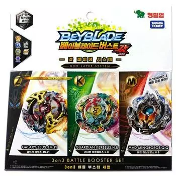 Takaratomy Beyblade Burst B-90 3on3 Battle Booster Set