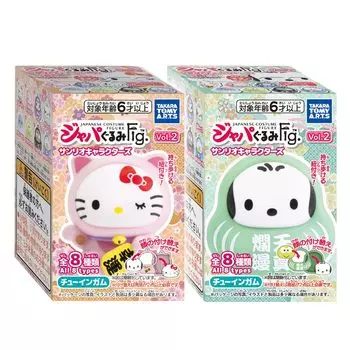 TAKARATOMY Japagurumi Sanrio Персонажи 10 штук Candy ARTS Fig. Vol.2 Игрушка/Жвачка