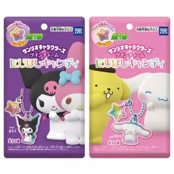 TAKARATOMY Sanrio Characters Twin Charm Nijihoshi Candy 10 шт. Candy ARTS Игрушка/Конфеты