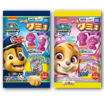 TAKARATOMY Щенячий патруль Желейные печати 2 Виноградный вкус Игрушка от A.R.T.S Желейные/Конфеты [В коробке/Набор 20]