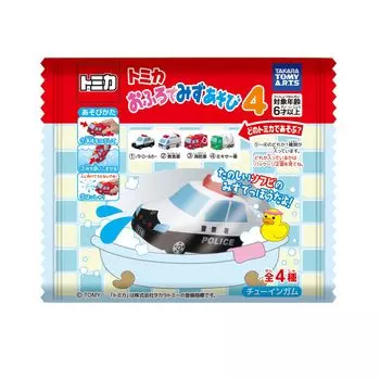 TAKARATOMY Tomica Bath Water Play 4 10 шт. Candy ARTS Игрушка/Жевательная резинка