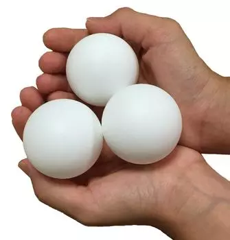 TAKASUE Ping Pong Ball Large Ball 44mm Large Table Tennis Ball Plain 44mm 30 [White Pieces]