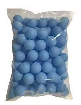 TAKASUE Ping Pong Balls Recreational Table Tennis Balls Plastic Balls Plain Light Blue 100 Pieces светло-синий