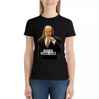 Take My Strong Hand T-Shirt Summer Clothes Hippie Clothes Vintage Clothes For Woman S белый