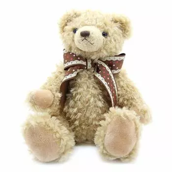 Take Off Classic Bear Plush Beige Toy, бежевый