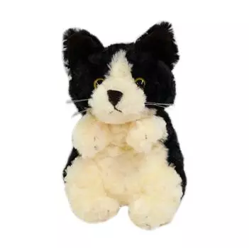 Take-Off Hand Puppet Cat White & Black