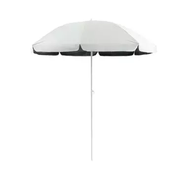 Takeda Corporation Белый 176 x 176 x 197 см Зонт от УФ-излучения с наклонным черным покрытием [Пляж/На открытом воздухе/Защита от УФ-излучения] SBB24-2000 белый