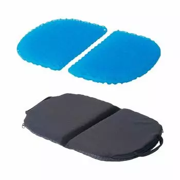 Takeda Corporation Blue 36 x 24 x Compact Honeycomb Gel Cushion CGC3624 [Seat Cushion, Lightweight, Foldable] 2.5cm