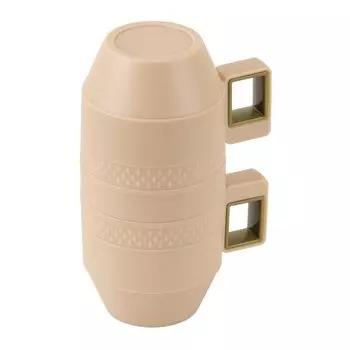 Takeda Corporation кофе Бежевый 10 x x см Набор чашек для кофеварки для улицы [Ручная мельница] 7.7 15.5 ADCF-STBE бежевый