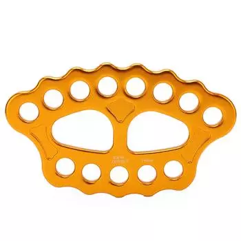 Такелажная пластина из алюминиевого сплава 15 отверстий 45 кН анкерный разделитель Finger Force скалолазное оборудование