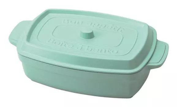Takenaka Japanese Lunch Box Cocopot Rectangle Mint 600ml T-76401