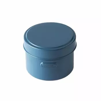 Takenaka Lunch Box HANGO LUNCH Round Microwave Safe Blue Upper 280ml Lower 320ml T-96441