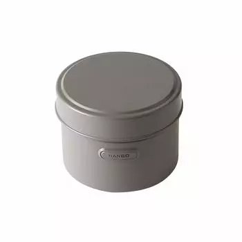 Ланч-бокс Takenaka HANGO LUNCH круглый, подходит для микроволновой печи, серый, верхняя часть 280 мл, нижняя часть 320 мл T-96438 серый