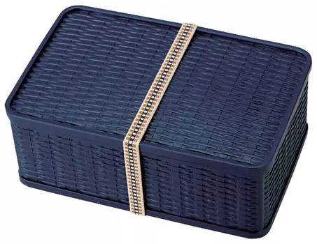 Takenaka Made in Japan Takenaka Lunch Box Rat Lunch Box 1 Tier Navy 800ml T-76513