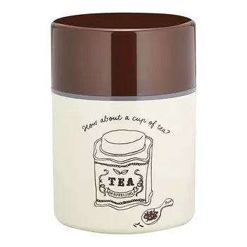 Takenaka tea caddy tea small 250ml ivory