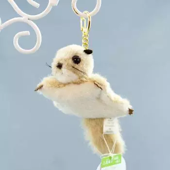 Takenoko Momonga Ball Chain Beige Plush Toy 58032