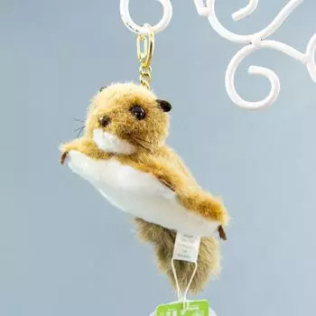 Takenoko Momonga Ball Chain Brown Plush Toy 58031