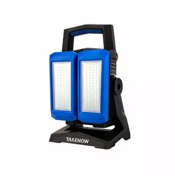 TAKENOW Светодиодный рабочий свет WL4025 Основной свет Вращается по горизонтали Вращается по вертикали Зарядка Зарядный блок в комплекте Ручка-подставка Водонепроницаемый (4-уровневый