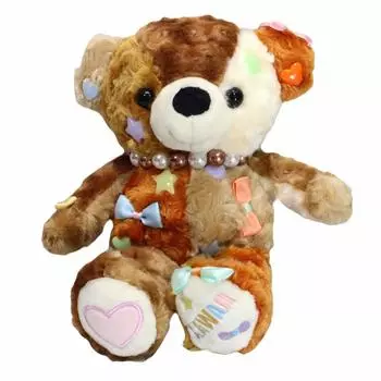Takeoff Plush Illumi KAWAII Bear Шоколад