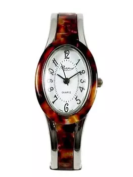 [Takeuchi Shoji] Наручные часы Rapole Oval Bangle Watch Silver Slim 188271 женские красные