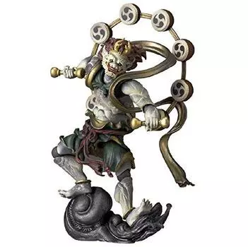 Takeya style free figurine Raijin total height 140mm painted movable figure approx. PVC&ABS
