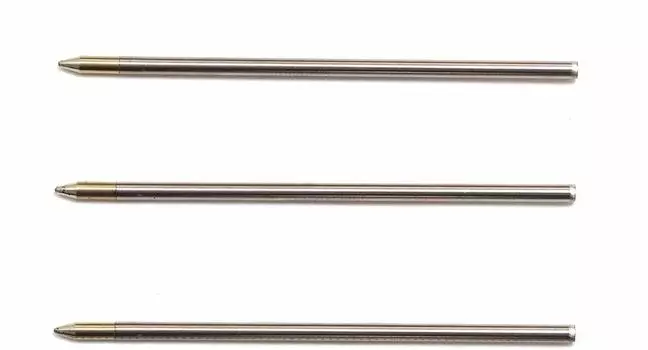 Takizawa Made in Japan Universal Mechanical 67mm Metal Ball Black Pens, Lead, 0.7mm Point, Oil-Based, 18-Pack O-JP67-18 чёрный