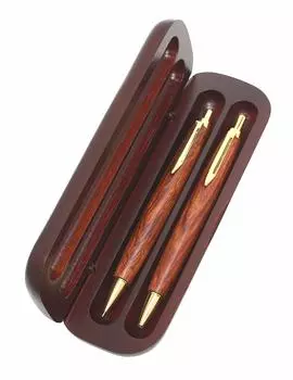 Takizawa японский деревянный бочонок ретро футляр японская шариковая ручка механический карандаш красное дерево набор деревянных ручек Karin с разными узорами для каждого коричневый