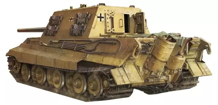 Takom German Jagdtiger Porsche производство тип Zimmerit пластиковая модель TKOB8012 1/35 Sd.Kfz.186