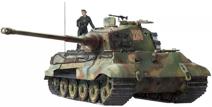 TAKOM German King Tiger Henschel Turret Full Interior Plastic Model 1/48 TKOUSNO-005
