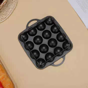 Takoyaki Grill Pan 16 Holes Meatball Baking Practical Easy to Clean Maker for