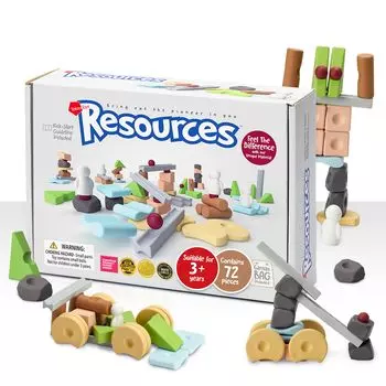 Taksa Toys Развивающие строительные блоки для детей 3, 4, 5, 6 лет Reggio Emilia Stem Toys Игрушки Монтессори для девочек и мальчиков Уникальное дошкольное обучение