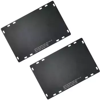 Тактическая настольная пластина CAMPING MOON Table One, черная, набор из 2 предметов T-510-2TB