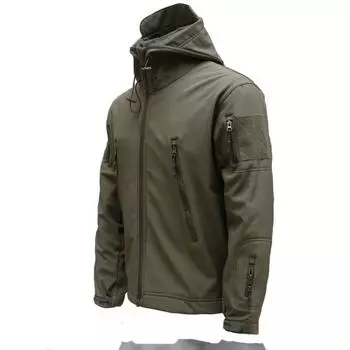 Тактическая зарядная куртка Sharkskin Softshell Charge для активного отдыха на открытом воздухе S прохладный черный