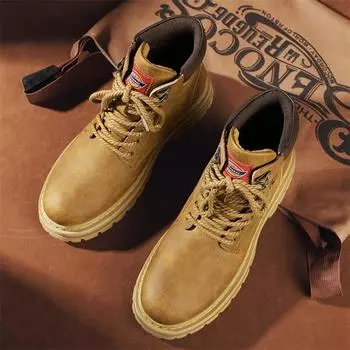 Тактические ботинки мужские из натуральной кожи мужские мотоциклетные ботинки рабочая обувь мужская обувь рабочая и защитная обувь коричневые ботинки для мужчин 39