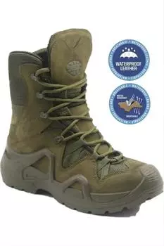 Тактические военные на открытом воздухе ботинки из натуральной кожи водоустойчивые для треккинга охоты