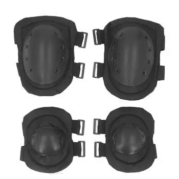 Тактические защитные накладки на колено и локоть, профессиональный комплект снаряжения для занятий спортом на открытом воздухе, строительства и катания на коньках
