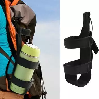 Тактический чехол для бутылки с водой Molle, нейлоновый военный чехол для бутылки с водой, регулируемый чехол для фляги, сумка для чайника для путешествий на открытом воздухе армия зеленый